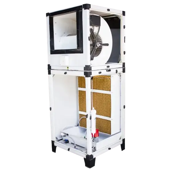 کولر سلولوزی ایستاده مدل ۱۳۰۰۰ - داتار تهویه تولیدکننده انواع کولرهای سلولزی و هواساز خانگی و صنعتی